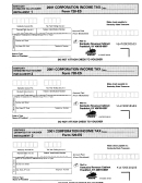 Form 720-es - Corporation Income Tax - 2001