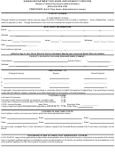 Application For Temporary Adult Care Home Administrator License