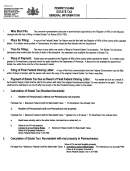 Form Rev-229 Ex - Pennsylvania Estate Tax General Information