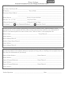 Pitzer College Personal Information Form