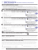Form Il-1363 - Schedule B - Qualified Additional Residents - 2002