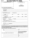 Form Uce-101-s - Employers Report Of Change - South Carolina Employment Security Comission