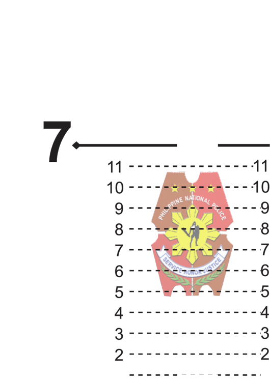 Mugshot Height Chart Printable Pdf Download