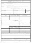Da Form 254 - Family Member Deployment Screening Sheet