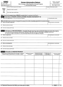 Form 8282 - Donee Information Return - Department Of Treasury