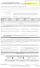 Form Sdat Ex 4a - Application For Exemption For 100% Disabled Veterans