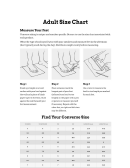 Adult Size Chart - Feet Converse Sizing