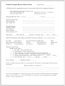 School Groups Reservation Form