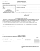 Form Ww-1 - Employer's Quarterly Return Of Tax Withheld - Cvillage Of Whitehouse 2011