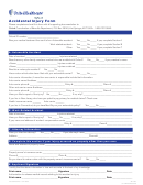 Form Ms-08-453 - Accidental Injury Form - United Healthcare