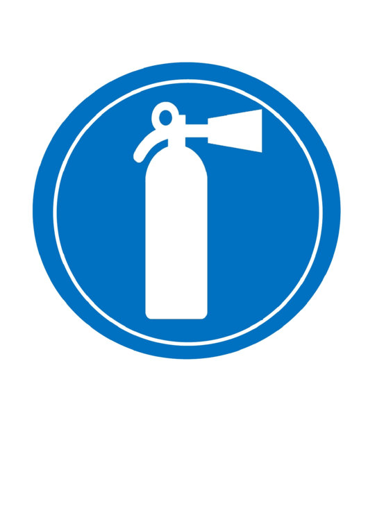 Extinguisher Must Be Carried Printable pdf