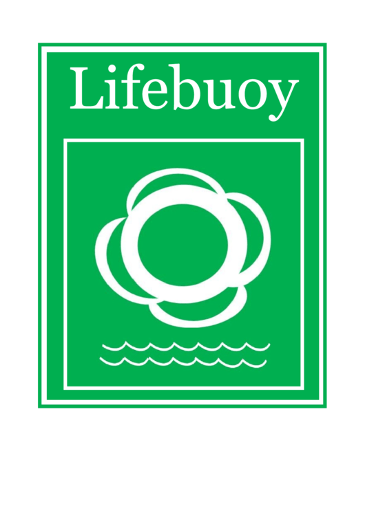 Lifebuoy Sign Template Printable pdf