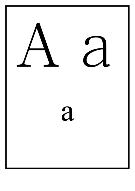 Russian A Letter Template Printable pdf