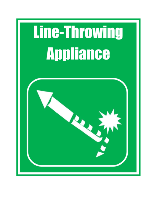 Line-Throwing Appliance Printable pdf