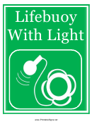 Lifebuoy With Light