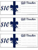 Gift Voucher Template - 10$
