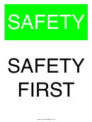 Safety Safety First Portrait