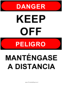 Danger Keep Off - Bilingual