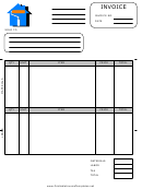 House Painting Invoice Template