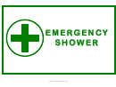 Emergency Shower Cross