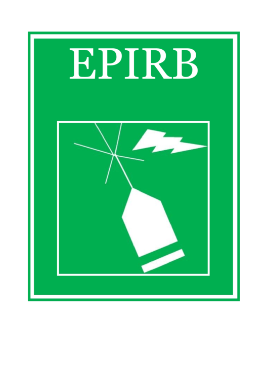 Epirb Sign Template Printable pdf