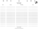 Set Design Checklist Template