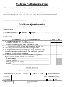 Medicare Authorization Form