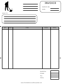 Cleaning Invoice Template