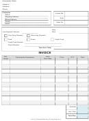 Newspaper Subscription Invoice Template