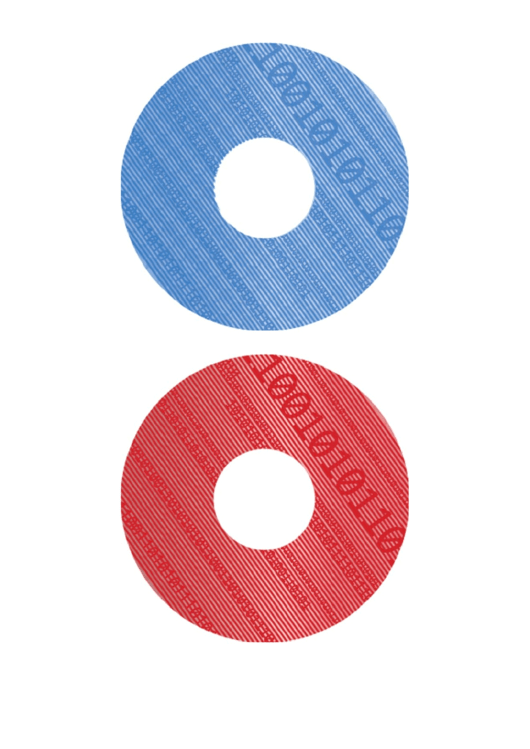 Blue Red Digital Software Cd-Dvd Labels Printable pdf