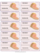 Meat Expiration Labels Template