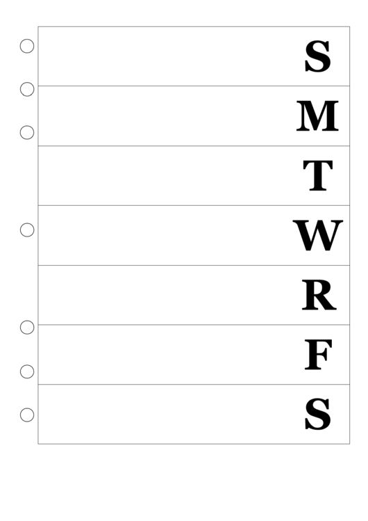 Weekly Planner Printable pdf