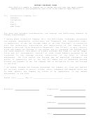 Extras Release Form