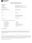 Form Wcpc-imc-066 - Provider Appeal Request Form