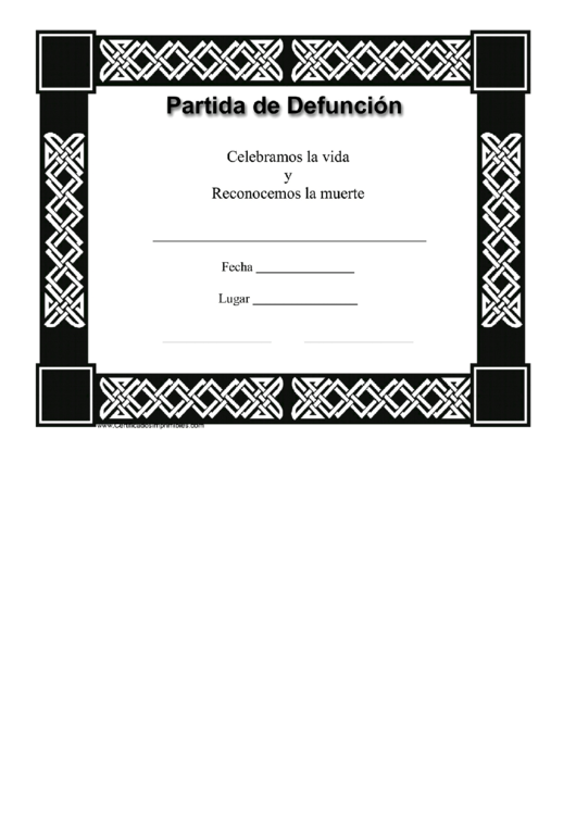 Spanish Certificate Printable pdf