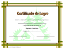 Certificado De Logro (camp)