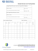 Department Of Veterans Affairs Sample Glucose Level Tracking Sheet