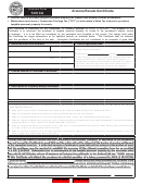 Form 5000a - Arizona Resale Certificate