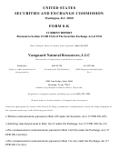 Form 8-k - Current Report - District Of Columbia Securities And Exchange Commission