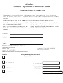 Form Ct - Montana Corporation License Tax Payment Form