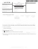 Form Llc-37.25 - Articles Of Merger - Illinois Secretary Of State