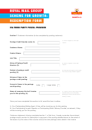 Redemption Form (via Third Party Postal Provider) - Royal Mail Group