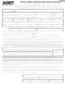 Form 40-5122 - Driver License/identification Card Application