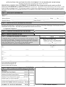 Application For Authenticated Statement Of No Marriage In Michigan - Michigan Department Of Health