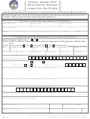 Form Mv20 - Vehicle/vessel/ohv Identification Number Inspection Certificate