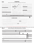 Form K-4 - Kansas Employee's Withholding Allowance Certificate