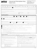 Fillable Form Gc-1652 - Commercial Prescription Drug Claim Form Printable pdf