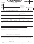 Form Bc-1065 - Battle Creek Income Tax Partnership Return - 2006