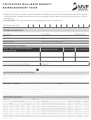 Trivantage Welness Benefit Reimbursement Form - Mvp Heath Care Printable pdf