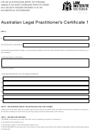 Australian Legal Practitioner's Certificate 1